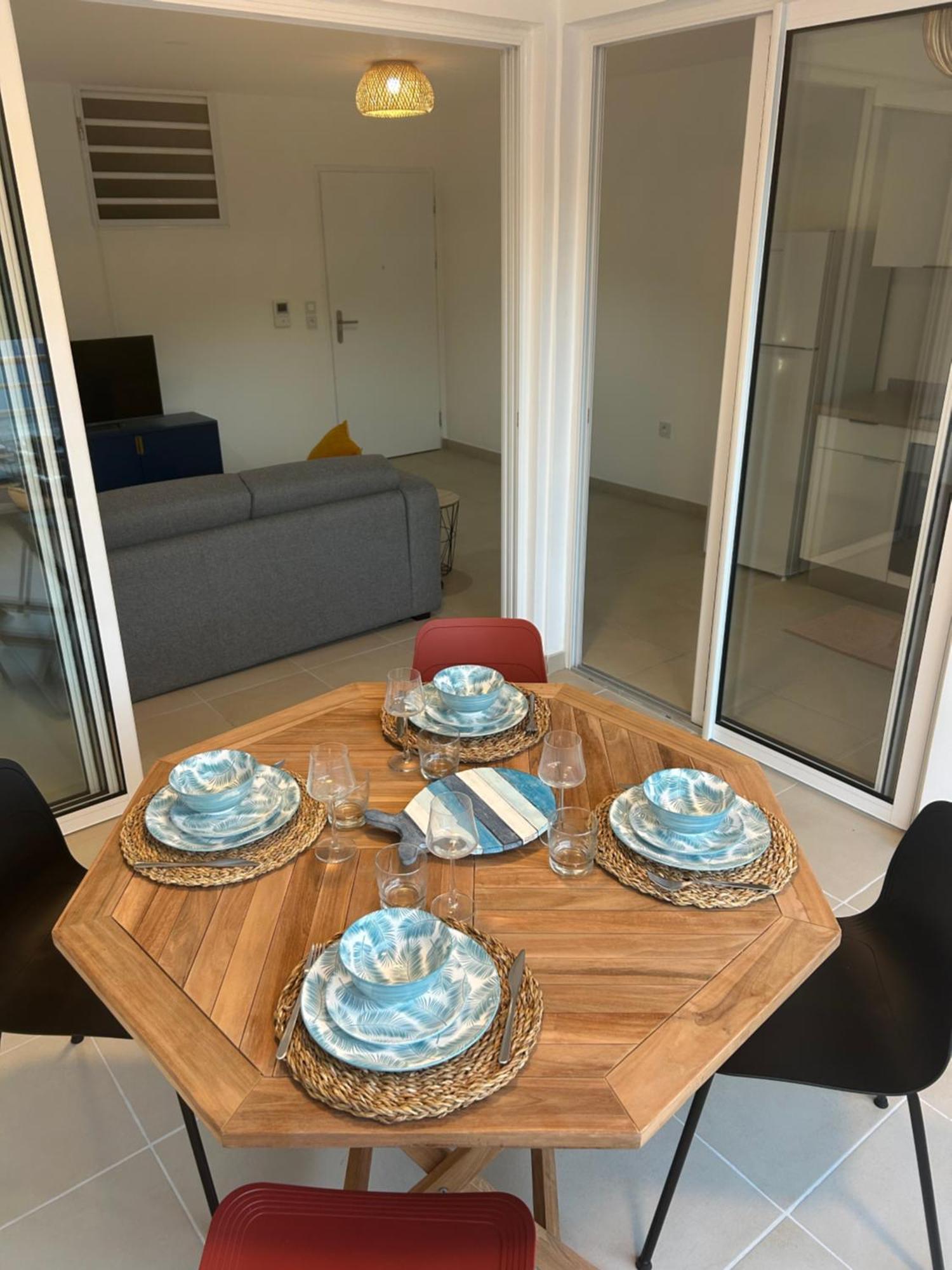 Appartamento T2 Palme Bleue Pour 4 Personnes Au Diamant Le Diamant Esterno foto